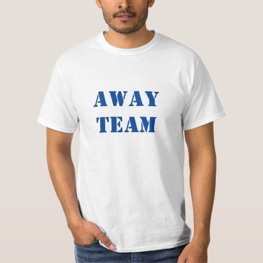 Weg Team - Blauw T-shirt (Voorkant)