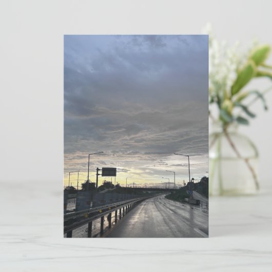 Weg terug naar huis kaart (Staand voorkant)