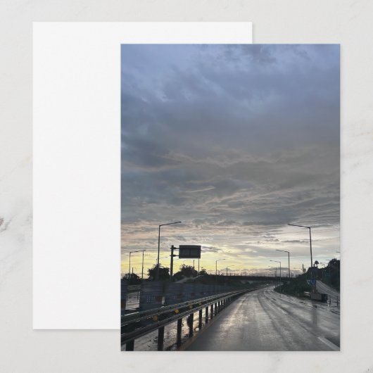 Weg terug naar huis kaart (Voorkant / Achterkant)