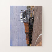 Weg Trein Truck Australië Lasseter Highway Legpuzzel (Verticaal)