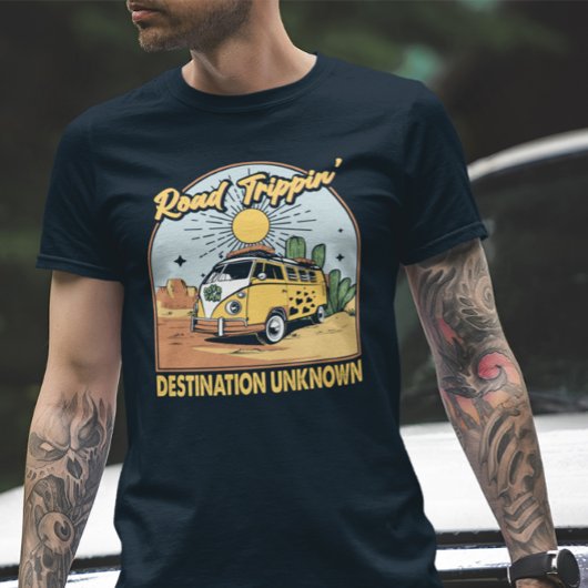 Weg-trippin, Western grafisch, Retro-Shirt T-shirt