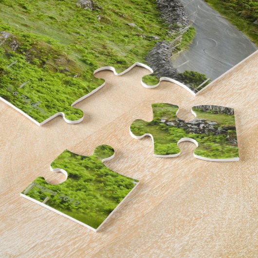 Weg tussen Ballaghacahreen en CaAugurken. Legpuzzel (Zijkant)