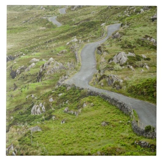 Weg tussen Ballaghacahreen en CaAugurken. Tegeltje (Voorkant)