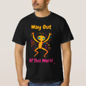Weg uit deze wereld Vibrant Pop Art T-shirt (Voorkant)