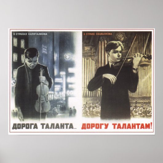 Weg van de getalenteerde poster (Voorkant)