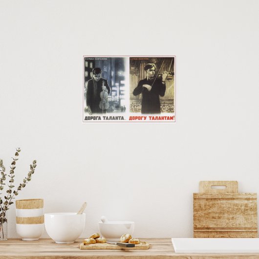 Weg van de getalenteerde poster (Keuken)