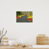 Weg van de Hyacinth van de Grafiek, daffodils, en Poster (Keuken)
