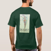 Weg van de minst resistente mannen t-shirt (Achterkant)