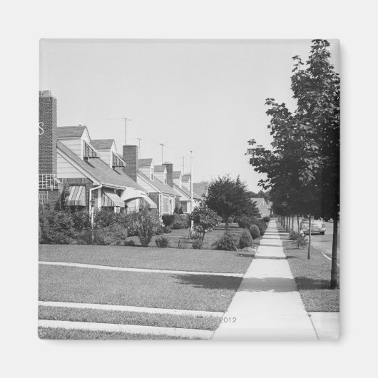 Weg van de woningen magneet (Voorkant)