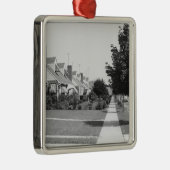 Weg van de woningen metalen ornament (Rechts)