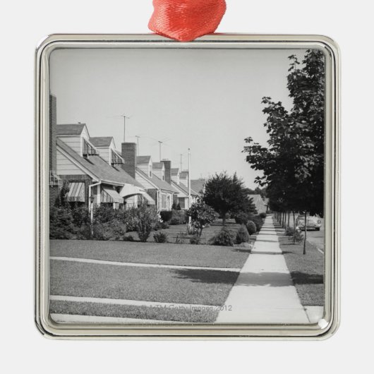 Weg van de woningen metalen ornament (Voorkant)