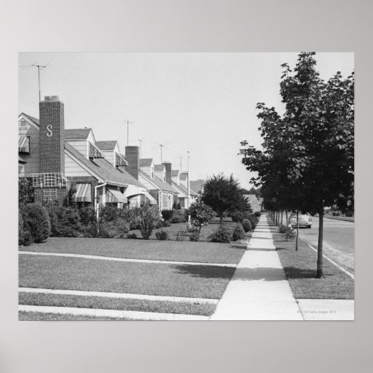 Weg van de woningen poster (Voorkant)