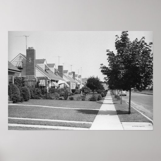 Weg van de woningen poster (Voorkant)