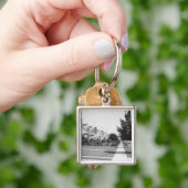 Weg van de woningen sleutelhanger (Hand)