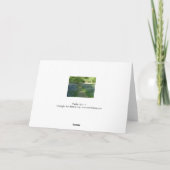 Weg van het leven | WENSKAARTEN | Bluebells Kaart (Achterkant)