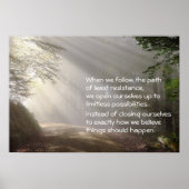 Weg van het poster met de minste weerstand (Voorkant)