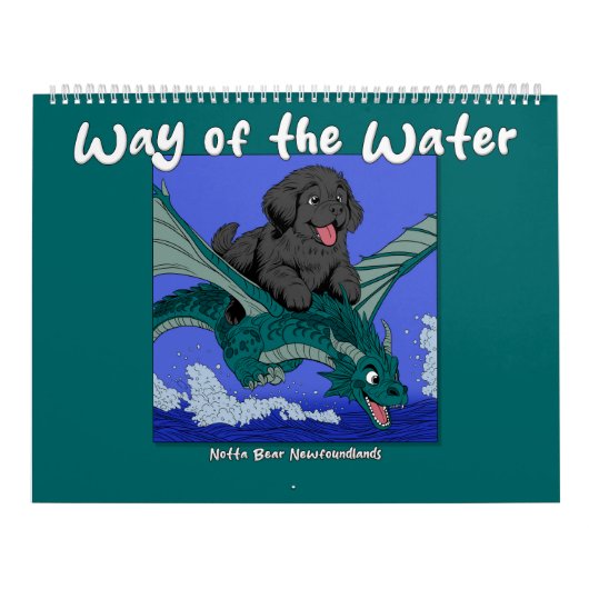 Weg van het Water Newfoundland Notta Bear Kalender (Hoes)