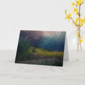 weg van het wenskaart met de minste persistentie kaart (Gele Bloem)