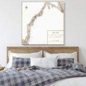 Weg van Limestone naar Frankfurt Canvas Afdruk (Insitu (Slaapkamer))