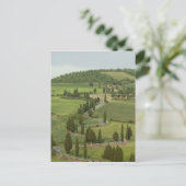 Weg van Pienza naar Montepulciano Briefkaart (Staand voorkant)