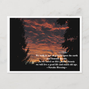 Weg van schoonheid briefkaart