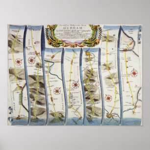 Weg van Whitby naar Durham Poster