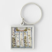 Weg van Whitby naar Durham Sleutelhanger (Voorkant)