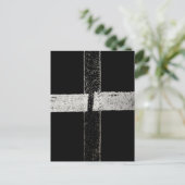 Weg-verfijnde kruislijnen briefkaart (Staand voorkant)