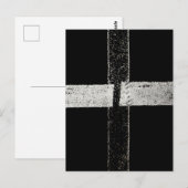 Weg-verfijnde kruislijnen briefkaart (Voorkant / Achterkant)