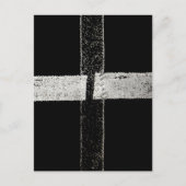 Weg-verfijnde kruislijnen briefkaart (Voorkant)