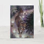 Weg verlicht kaart (Voorkant)