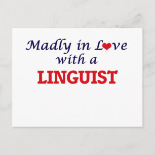 Weg verliefd op een Linguïst Briefkaart