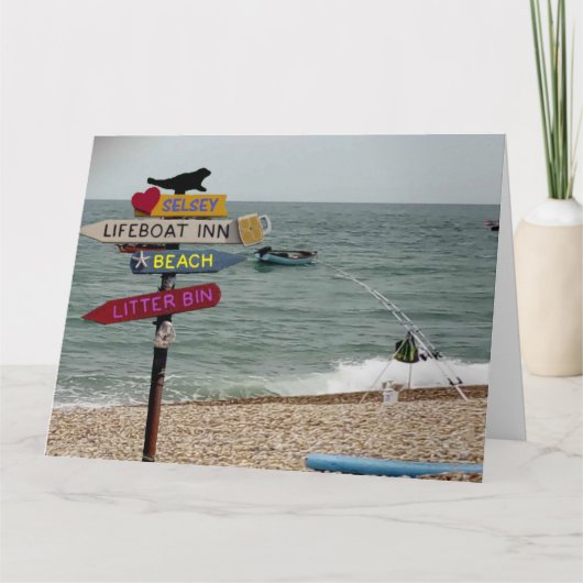 Weg.....vissen. Kaart (Voorkant)