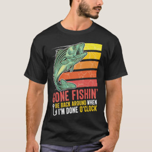 Weg Vist terug als ik klaar ben om de klok T-shirt