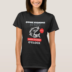 WEG VIST TERUG ALS IK KLAAR BEN OM DE KLOK T-SHIRT