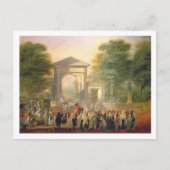 Weg vóór Botanische Tuinen in Madrid, 178 Briefkaart (Voorkant)