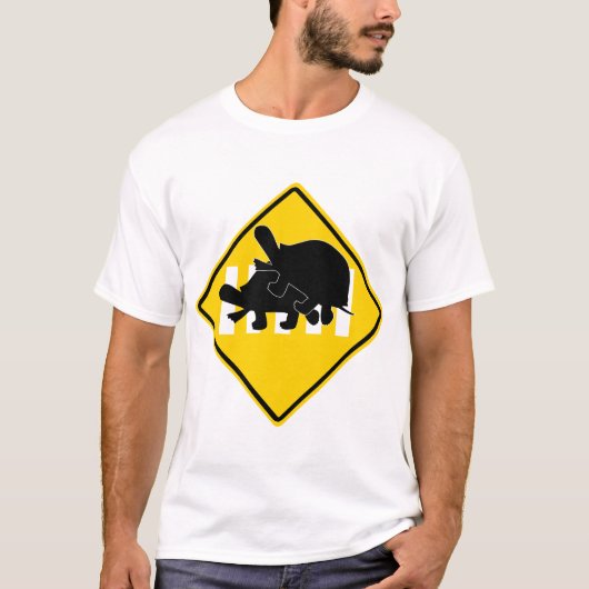 WEG VOOR DE OVERSCHRIJDING VAN TURTLEN T-SHIRT (Voorkant)