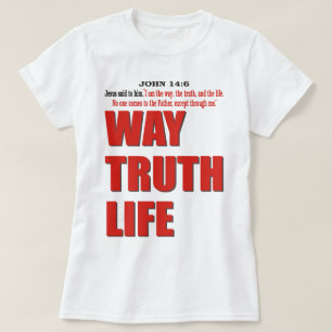 WEG. WAARHEID. LEVEN T-SHIRT