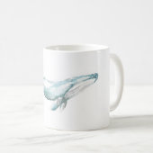 Weg Waterverf Mok walvis wegzwemmen (Voorkant rechts)