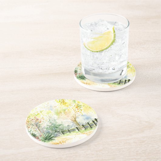 weg zandsteen onderzetter (Zijkant)