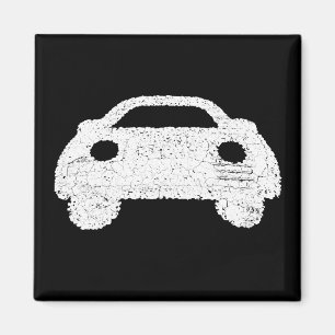 Wegauto Magneet