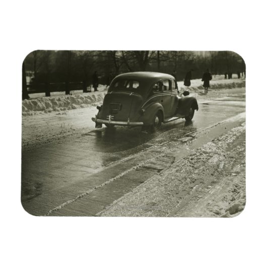 Wegauto Magneet (Horizontaal)