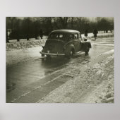 Wegauto Poster (Voorkant)