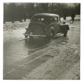 Wegauto Tegeltje (Voorkant)