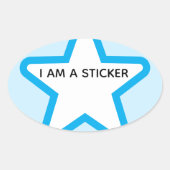 wegbawrgawe ovale sticker (Voorkant)