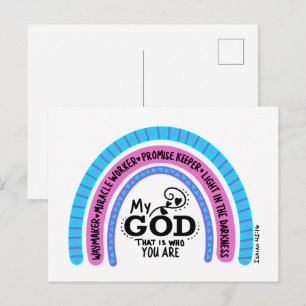 Wegbereider Wonderwerker Mijn God Dat Ben Jij Briefkaart