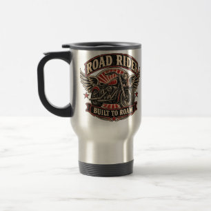 Wegberijder Vintage Motorfiets Reis Mok