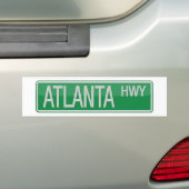 Wegbord Atlanta Bumpersticker (Op auto)