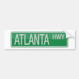 Wegbord Atlanta Bumpersticker