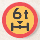 Wegbord Zandsteen Onderzetter (Voorkant)